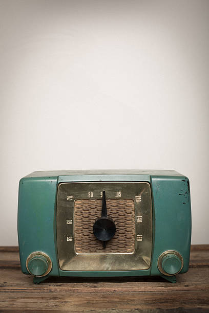 istock Vintage Mid Century Modern Radio, Retro Communication Electronics 497633322