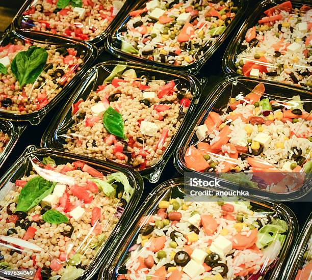 Prepackaged Ready To Eat Food Stock Photo - Download Image Now - Convenience Food, Meal, Food