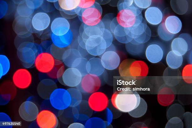 Background Of Glowing Lights Stock Photo - Download Image Now - 2015, Abstract, Backgrounds