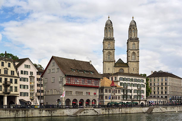 istock Grossmunster church, Zurich 497635959
