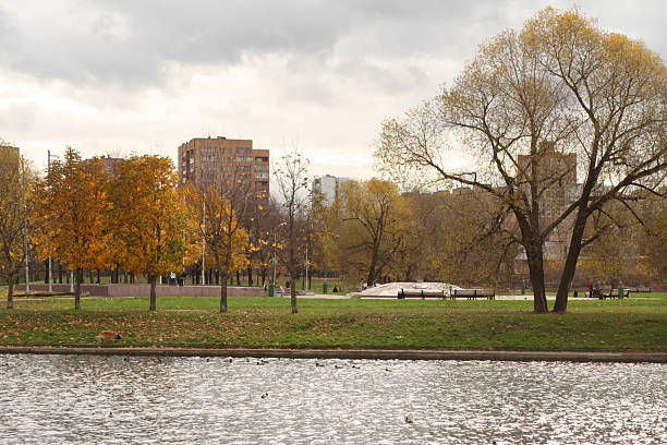 istock autumn in city park 497637183
