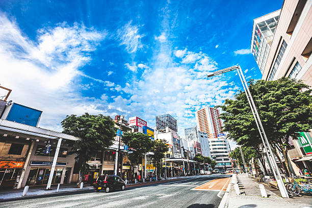 Streets of Hamamatsu entertainment and shopping district.