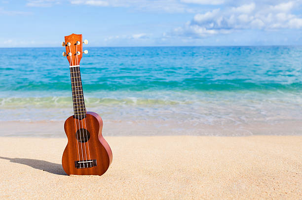 istock Ukulele on the beach in Hawaii 497639278
