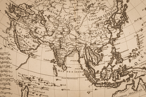 Vintage World Map dated 1895. Digitally Remastered by Nick Free 2011.