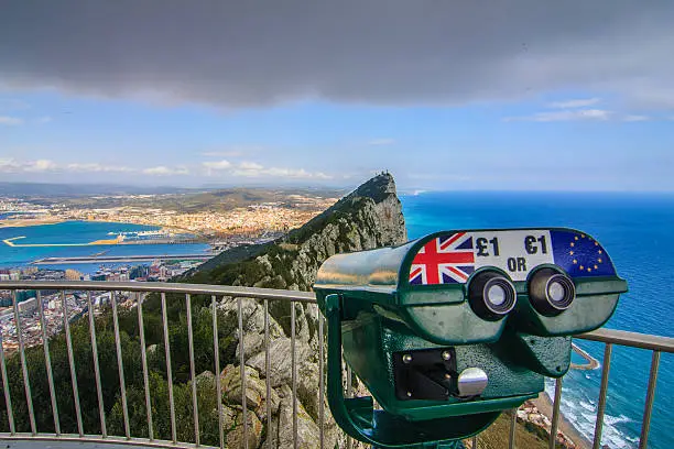 Amazing Vista from the top of the Rock of Gibraltar
