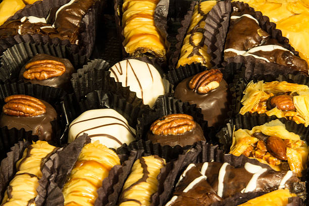 istock Baklava - Turkish confectionery 497651084
