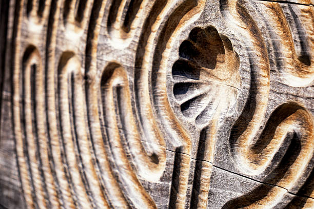 деревянные maze - maze old obsolete ancient стоковые фото и изображения