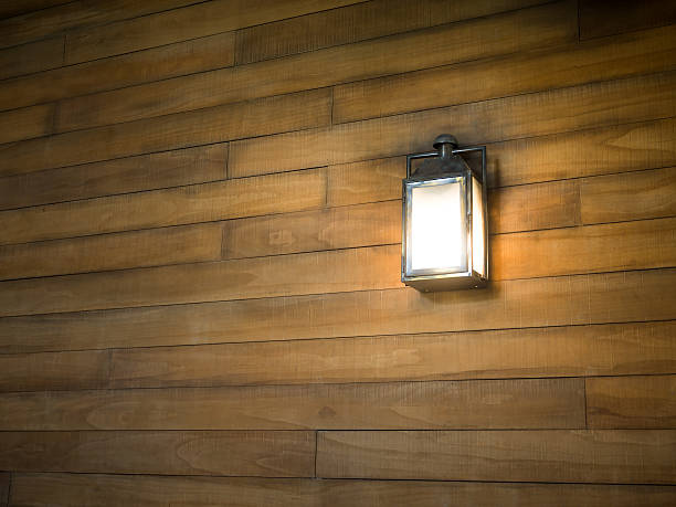 istock Vintage old latern lamp in barn 497659514