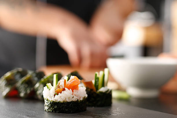 istock Japanese restaurant, sushi. 497661450