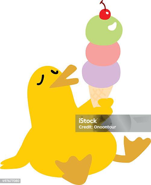 Ilustración de Linda Amarillo Pato Comer Helado Afortunadamente Ilustración Vectorial y más Vectores Libres de Derechos de 2015 - iStock Ilustración de Linda Amarillo Pato Comer Helado Afortunadamente Ilustración Vectorial y más Vectores Libres de Derechos de 2015 - iStock