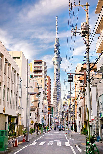 スカイツリー（59 ㎡）に東京,日本 - sky tree audio ストックフォトと画像