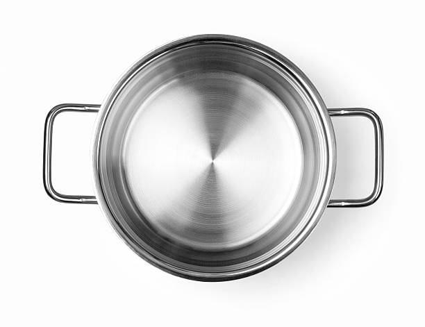 istock Stainless steel cooking pot 497687602
