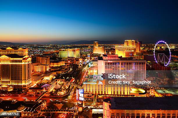 Never Sleep Las Vegas Stock Photo - Download Image Now - Las Vegas, Night, Casino