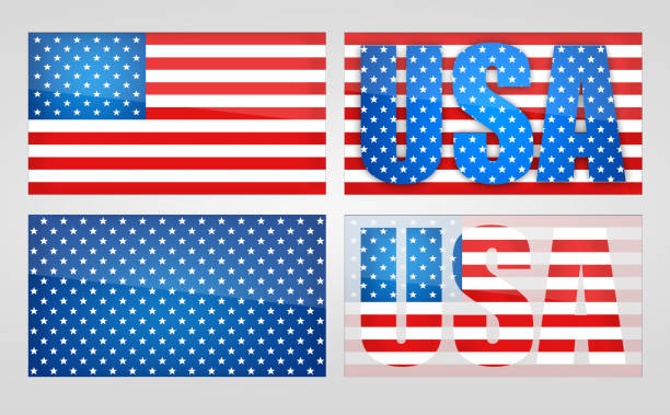 istock Four variants of the symbolism USA. 497688066