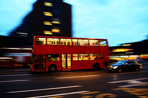istock double decker bus on london street 497688101