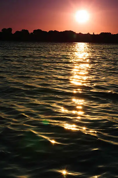 Sunreflection in the lake