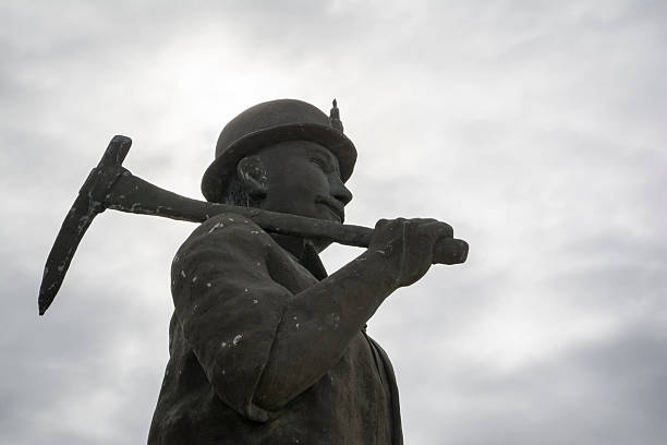 Featuring Map the Miner, also known as Map Kernow or the Son of Cornwall as it greets visitors to historic Kapunda, in the Barossa Valley of South Australia. Upper body only.