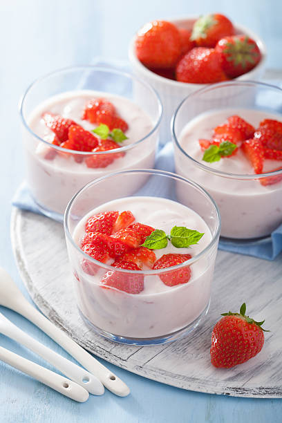 istock healthy breakfast with yogurt and strawberry 497690019