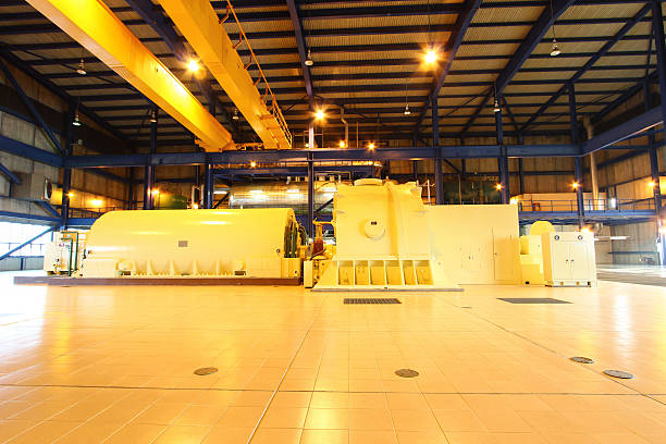 istock Power generator steam turbine 497690163