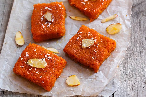 istock Carrot  Burfi Halwa - Indian food 497692072