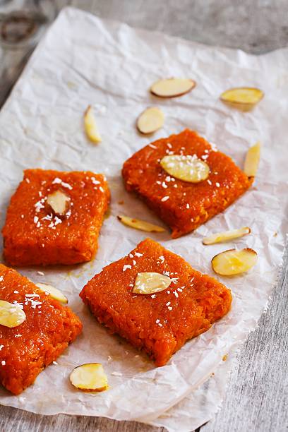 istock Carrot  Burfi Halwa - Indian food 497692096
