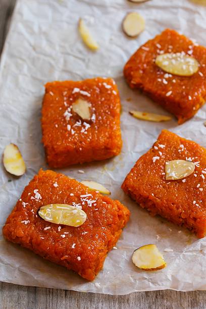 istock Carrot  Burfi Halwa - Indian food 497692112
