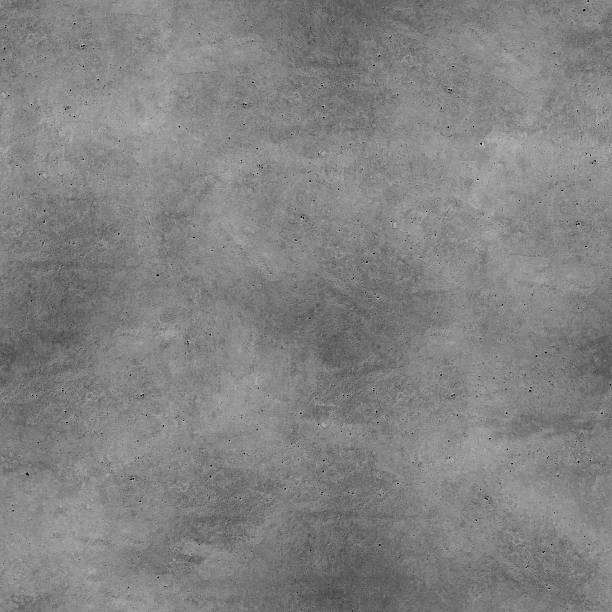 istock Seamless raw natural concrete stone - realistic construction material texture 497692206