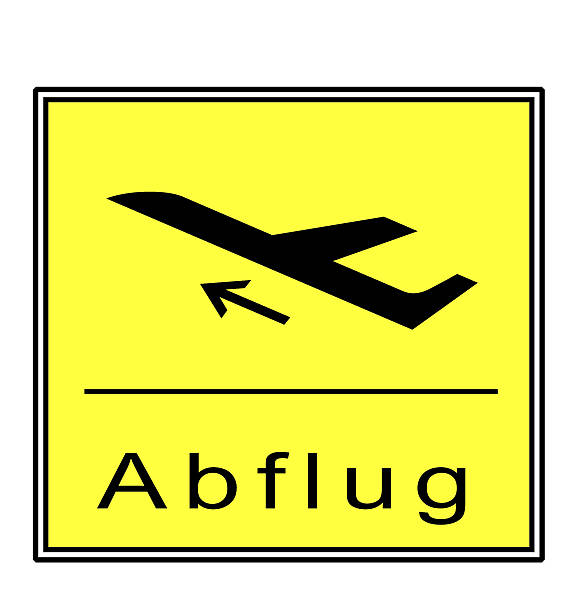 Road sign indicating the direction of Nice airport and a plane that just got up.