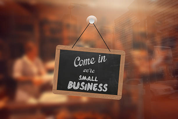 istock Small business shop open sign 497704494