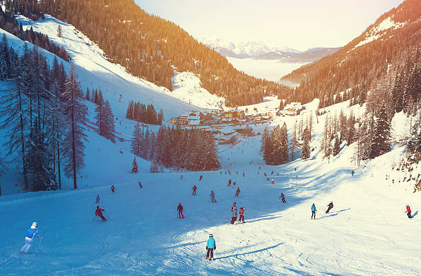 istock Mountains ski resort in Austria - 497707736