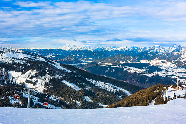 istock Mountains ski resort in Austria - 497707858