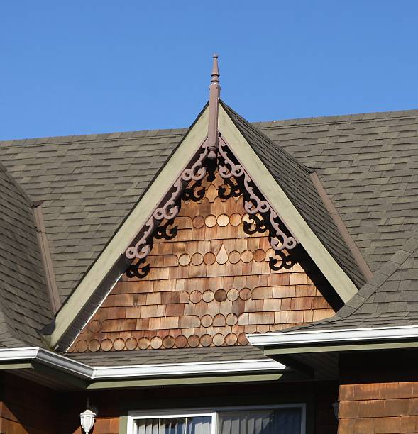 istock Unusual Use Of Shingles On Dormer 497708481