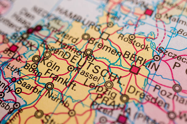 istock Close-up colored map of Europe 497709654