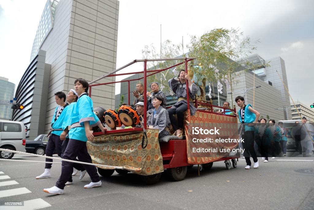 Festival giapponese - Foto stock royalty-free di Affollato