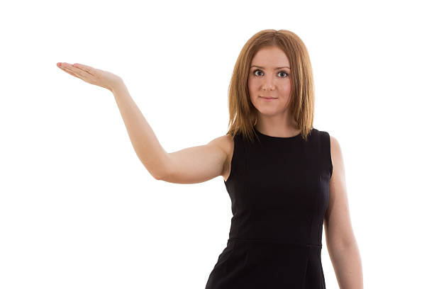 istock Business woman on white background 497711905