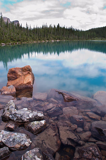 istock Lake Annette - Banff national park 497712596