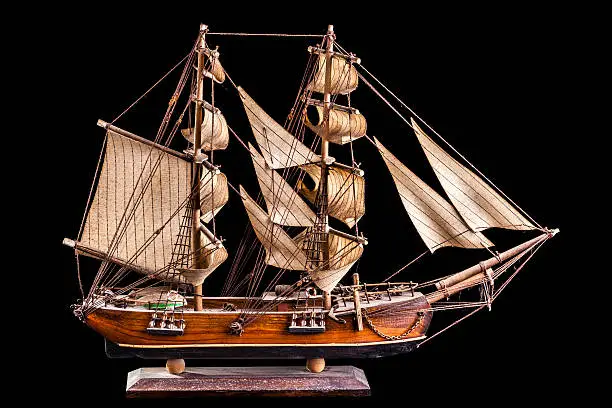 A barque is a sailing vessel with three masts having the foremasts rigged square and only the aftermast rigged fore-and-aft.