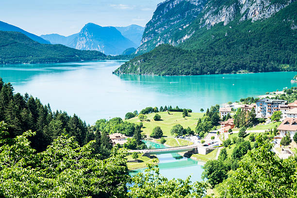 istock Lake Molveno, elected most beautiful lake in Italy. 497713964