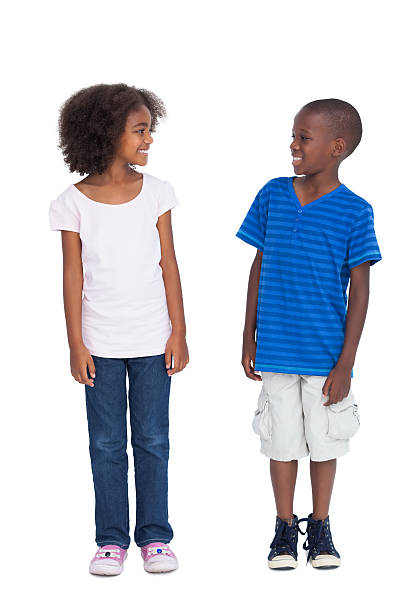 istock Cute kids looking at each other 497714761
