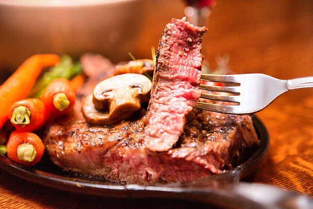 istock Grill Side New York Beef Steak 497738844