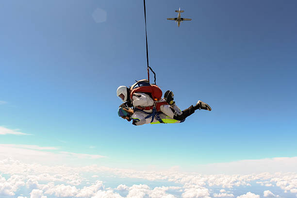 istock Skydiving photo. Tandem. 497739400