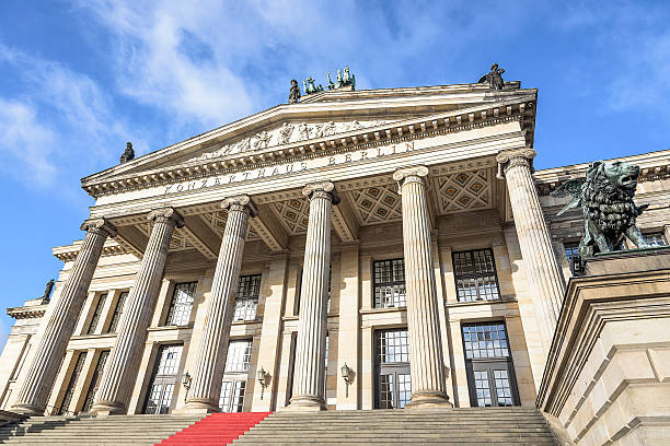 sala de conciertos konzerthaus, en berlín - berlin germany gendarmenmarkt schauspielhaus germany fotografías e imágenes de stock