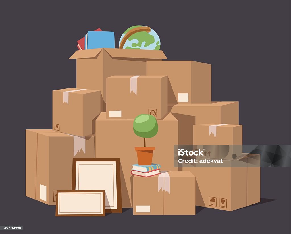 Vector Service Box Move Service Box Full Vector Illustration Stock Illustration - Download ...