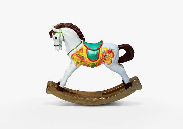istock The horse, a toy for children. 497742238