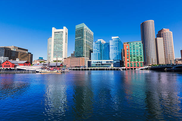 istock Boston skyline from Fan Pier sunlight Massachusetts 497743392