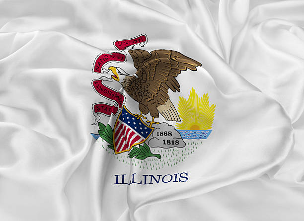 istock State Flag of Illinois 497744064