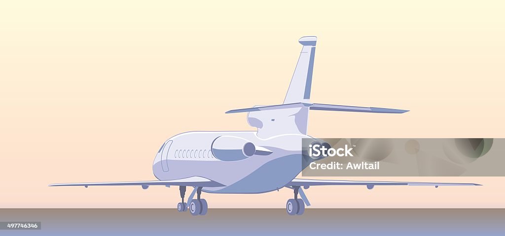 Jet Back Designs Business Jet Back View Stock Illustration - Download Image Now ...