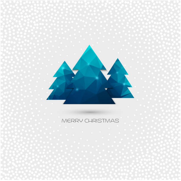 рождественская ёлка поздравительная открытка - blue christmas backgrounds humor stock illustrations