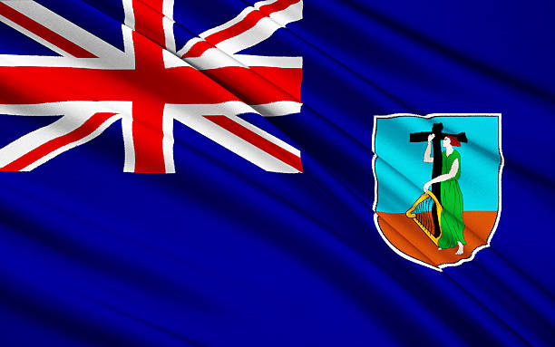 istock Flag of Montserrat - a British overseas territory 497746538