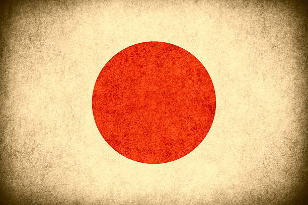 флаг японии - japanese flag flag japan national flag стоковые фото и изображения
